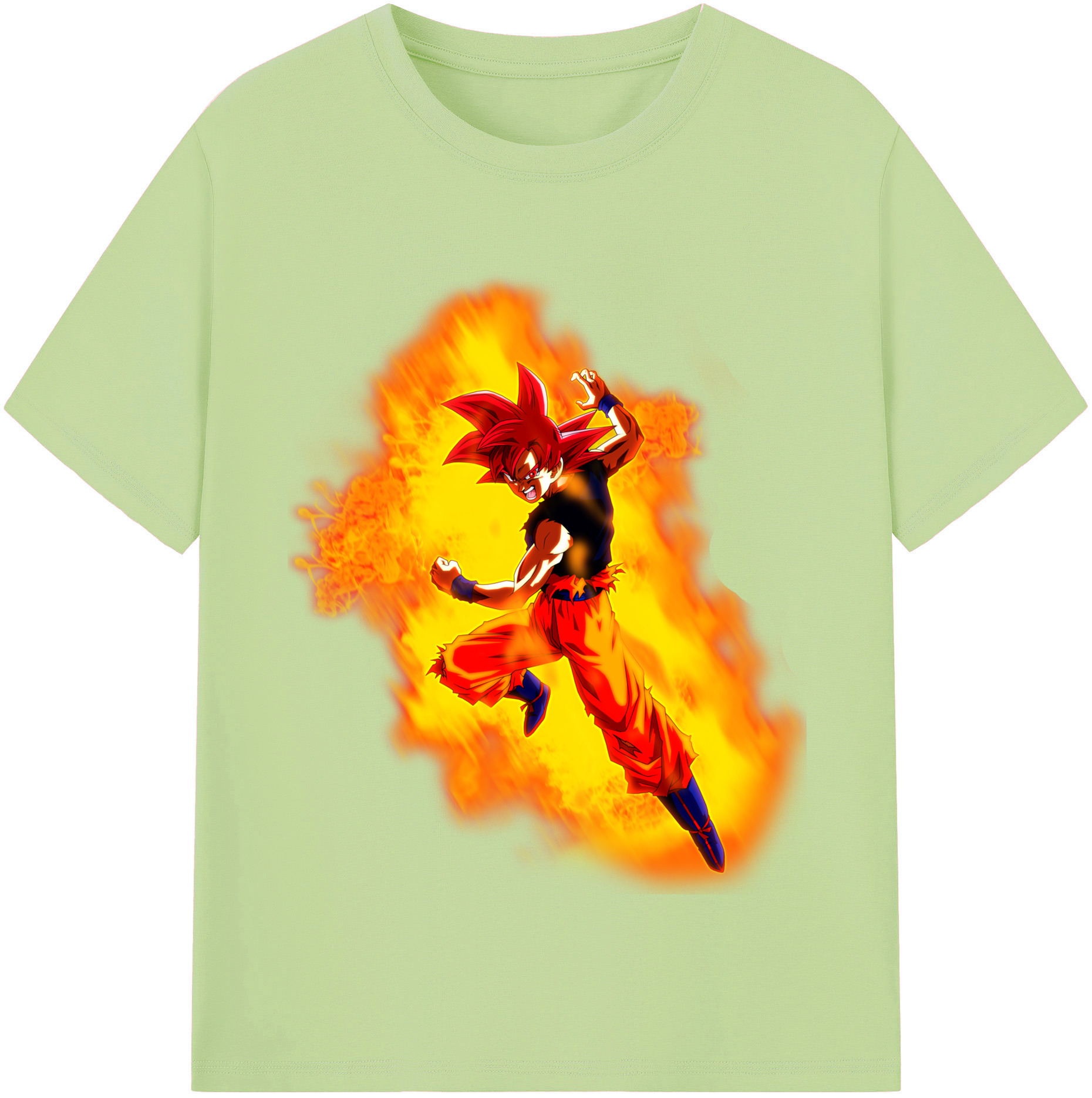 （画像用） ドラゴンボール 孫悟空（そん ごくう）Son Goku カカロット DRAGON BALL Kakarotto 綿100％半袖Tシャツ（フロントプリント）